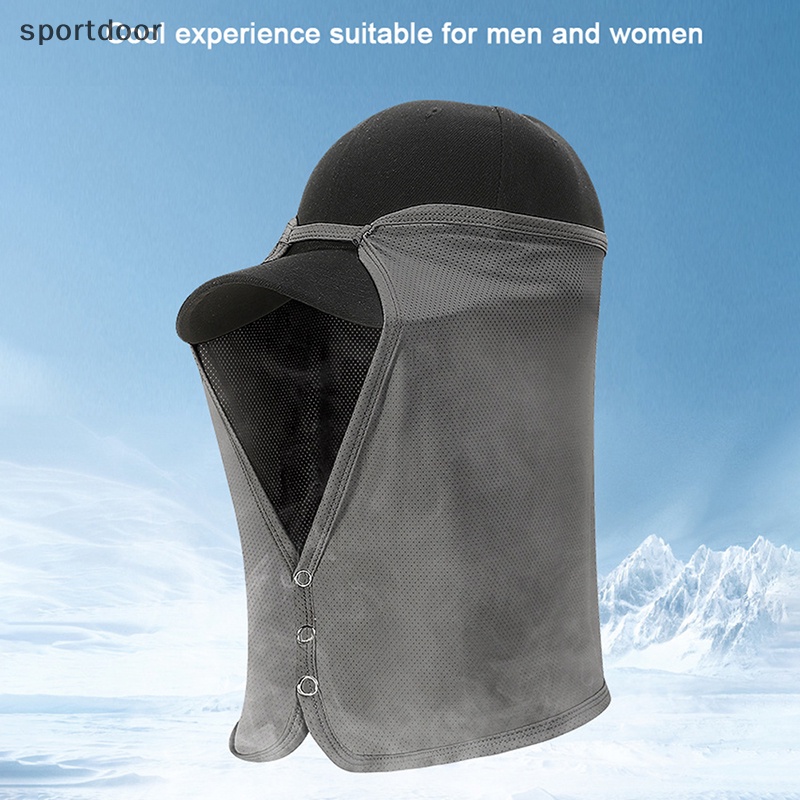 Mũ Lưỡi Trai Có Tấm Che Mặt Và Cổ Chống Tia UV Nhanh Khô Tiện Dụng Chơi Thể Thao / Golf