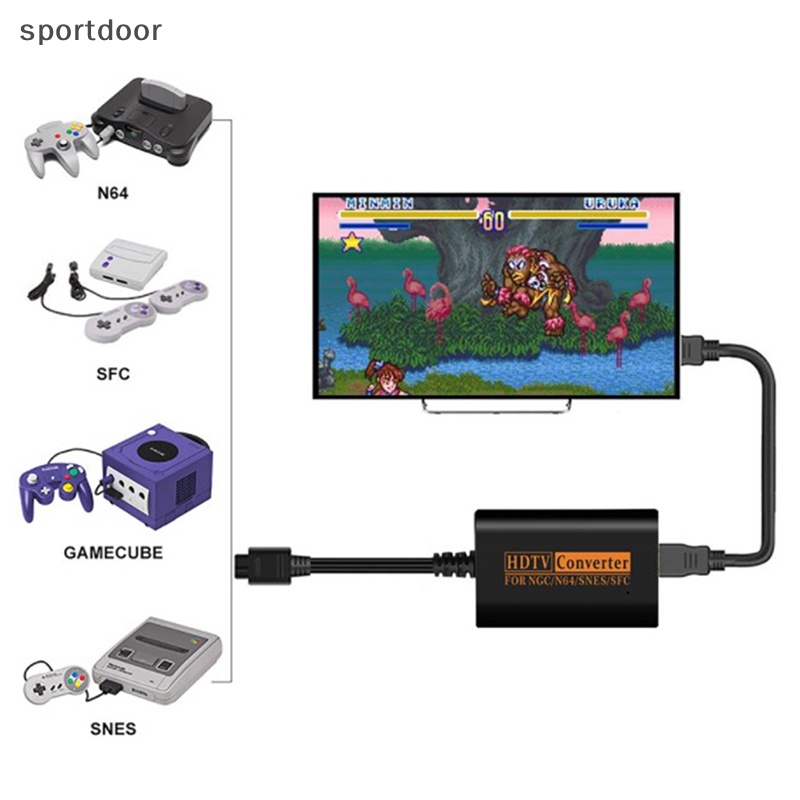Cáp Chuyển Đổi HDMI N64 Sang HDMI Cho Máy Chơi Game Nintend 64 SNES NGC 720P