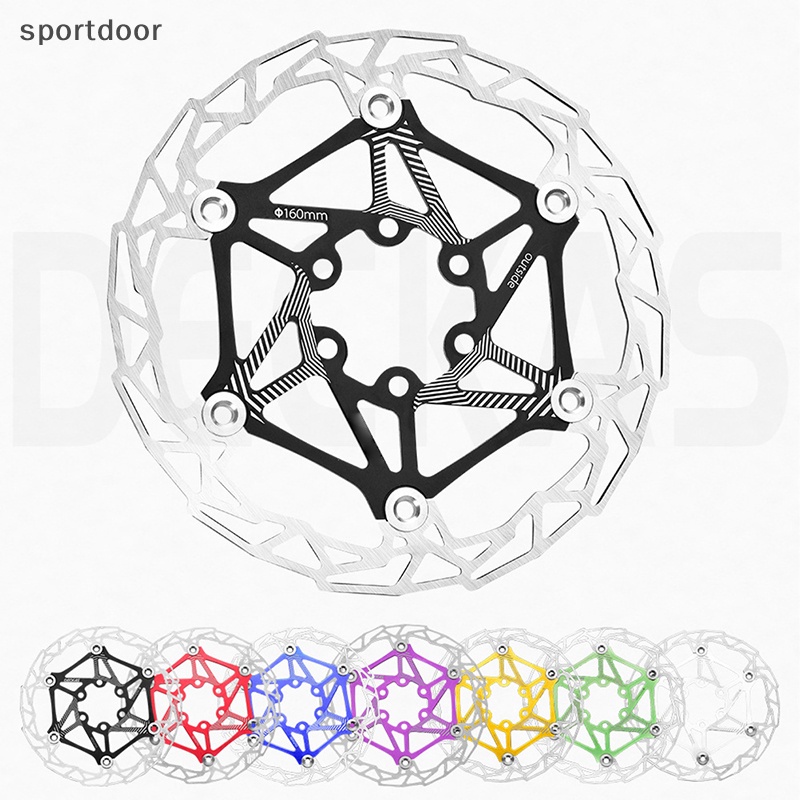 Đĩa Phanh 6 Bu Lông 82g CNC 6 Inch 160MM Siêu Nhẹ Chuyên Dụng Cho Xe Đạp Leo Núi 4 Màu Tùy Chọn