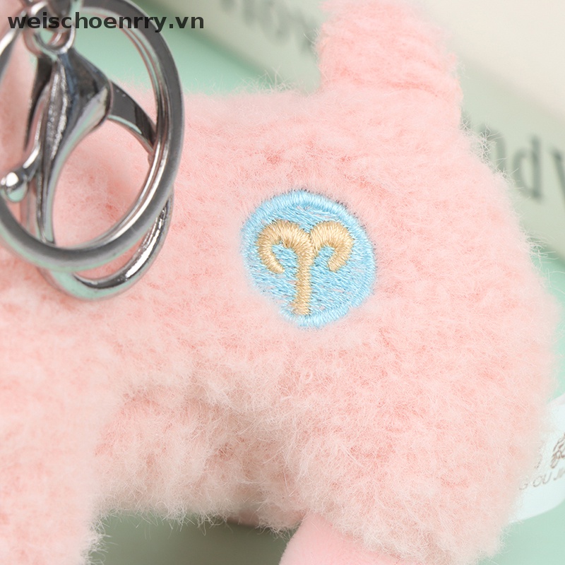 Móc Khóa Hình Lạc Đà Alpaca Nhồi Bông Mini Dễ Thương