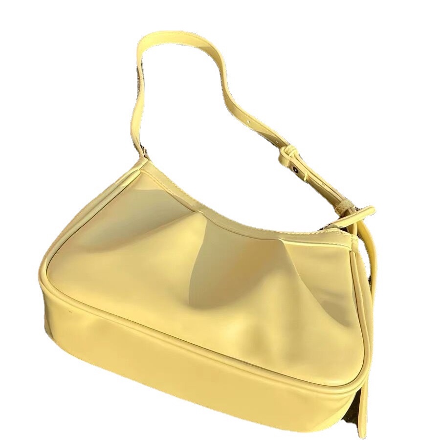 Ielgy Túi Xách Đeo Vai Hình Đám Mây Xếp Ly Kiểu Hàn Quốc Thanh Lịch Cho Nữ