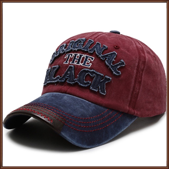 Mũ Lưỡi Trai Vành Cong In Chữ Phong Cách Retro Thời Trang Cho Nam Nữ