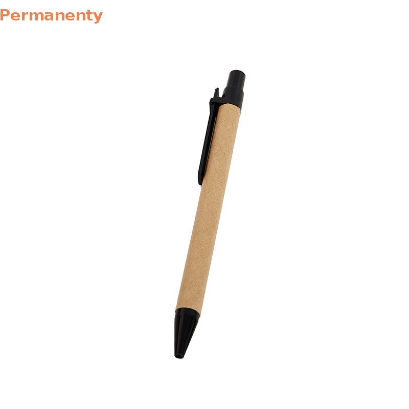 Set 10 Bút Bi Giấy Kraft Thân Thiện Với Môi Trường