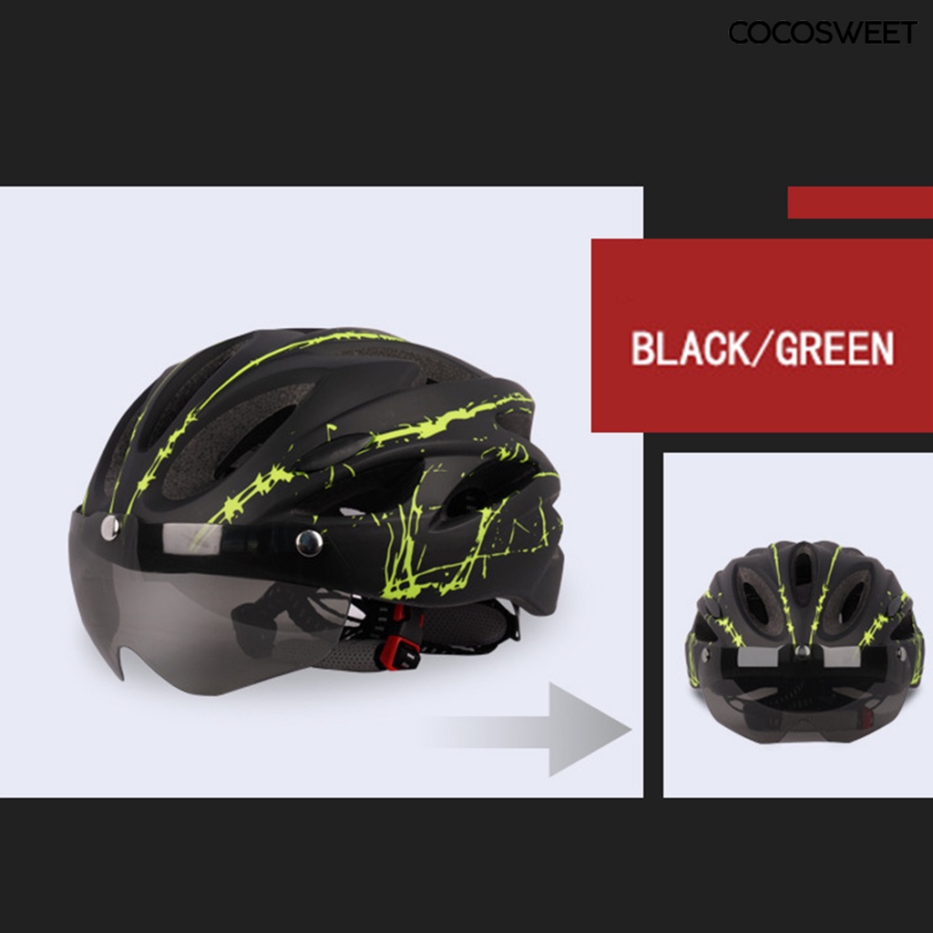 Mũ Bảo Hiểm Siêu Nhẹ Có Kính Bảo Hộ Cho Người Lớn