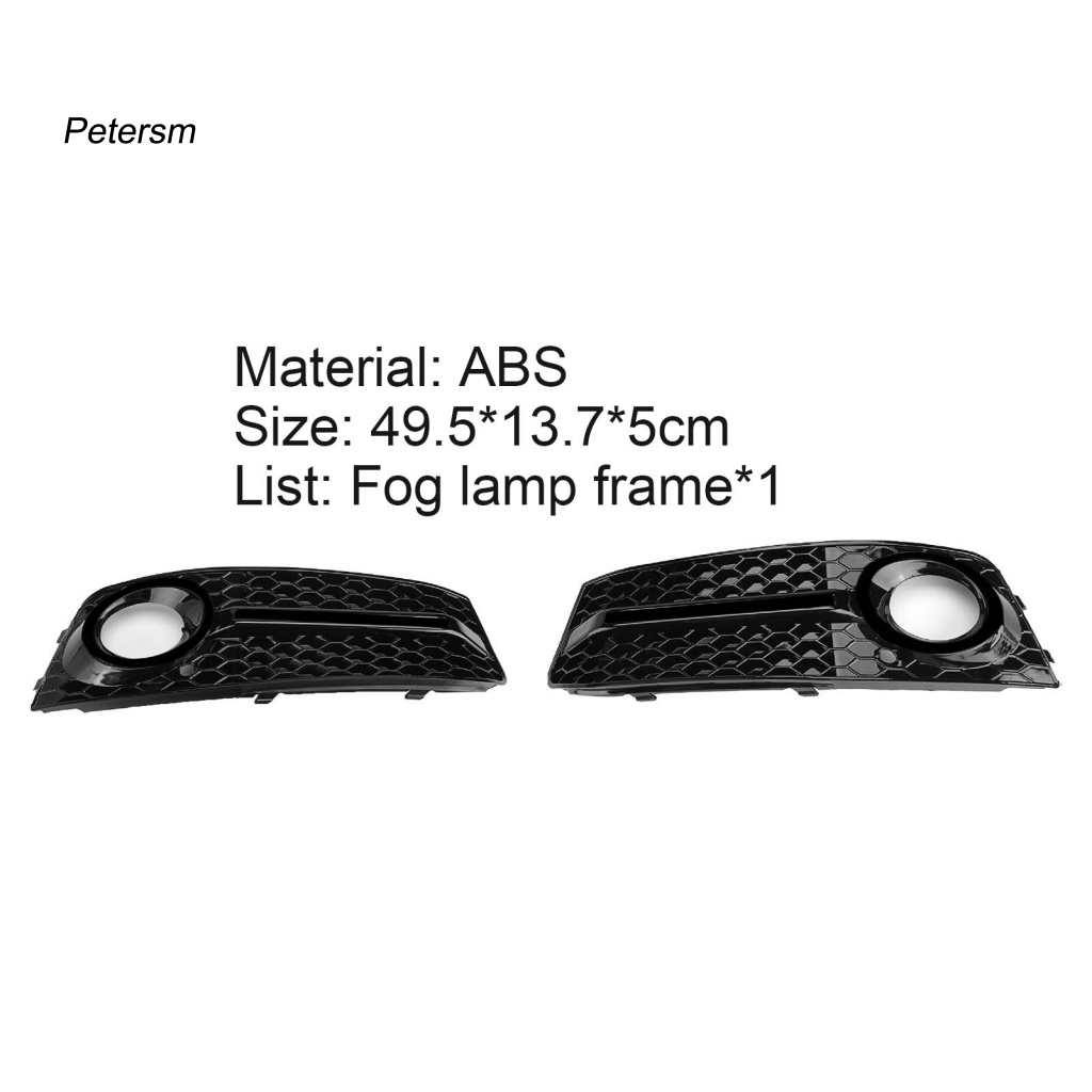 Pp L / R Lưới Tổ Ong Sơn Đèn Sương Mù Với Dải Màu Đen 8KD807681Phụ Kiện C 8KD 8KD Chất Lượng Cao807682Ốp Bảo Vệ Chìa Khóa Xe Hơi Thiết Kế Sang Trọng Cho Audi A4 B8 09-12
