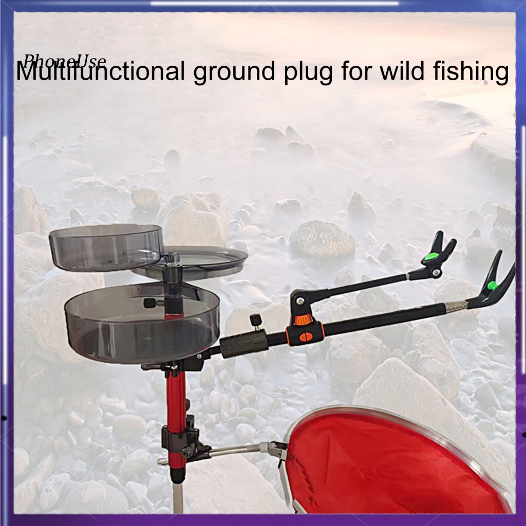 Giá Đỡ Cần Câu Cá PU Bằng Hợp Kim Nhôm Cứng Đa Năng Chống Mài Mòn Có Thể Tháo Rời