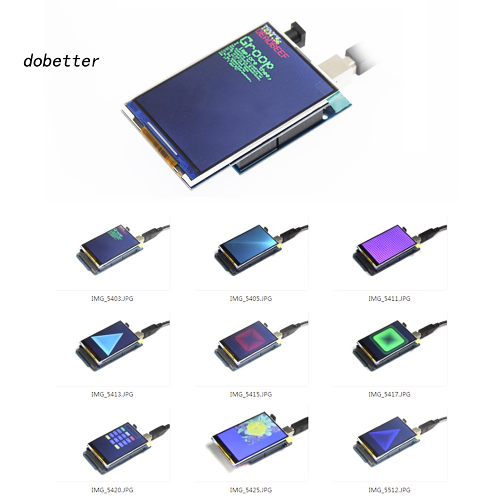 Mô Đun Màn Hình Màu TFT 3.5inch Kèm Bảng Điều Khiển Cảm Ứng Cho UNO