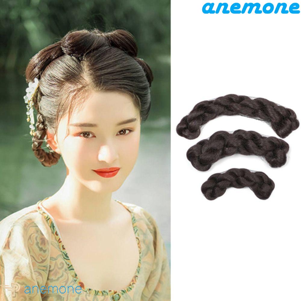 Tóc Giả Thắt Bím Màu Nâu Chất Lượng Cao Phong Cách Trung Hoa Cổ Điển