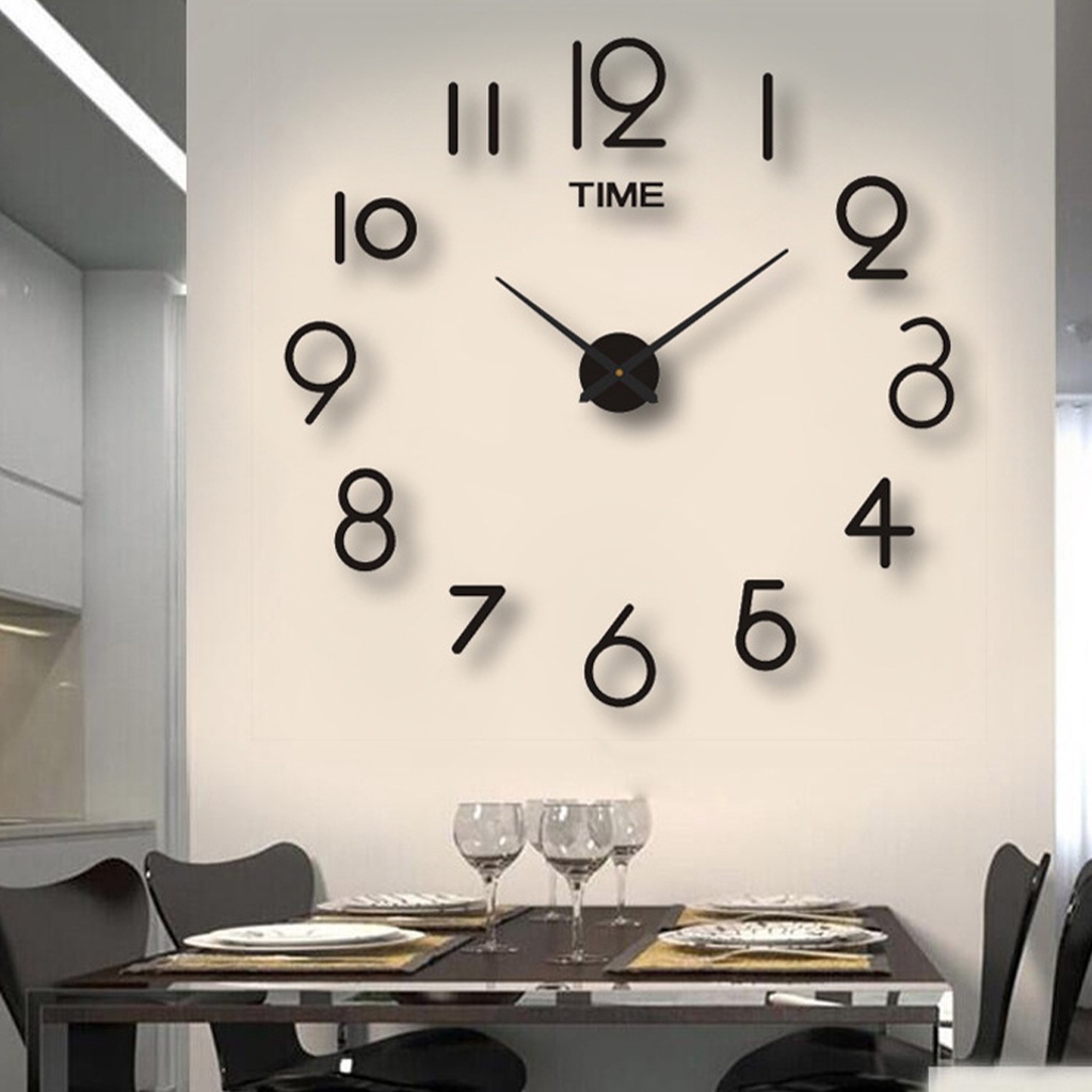 Đồng Hồ Điện Tử Dán Tường Phát Quang