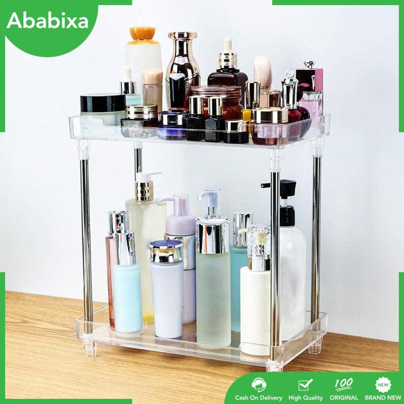 Khay Đựng Trang Sức Hai Tầng Chống Trượt Sức Chứa Lớn Tiện Dụng Cho Nhà Bếp / Văn Phòng / Ban Công