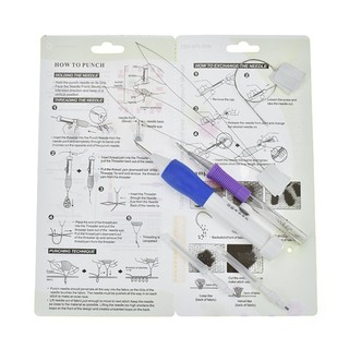 Magic Embroidery Pen Punch Needles Set DIY Sewing Tools with Storage Box