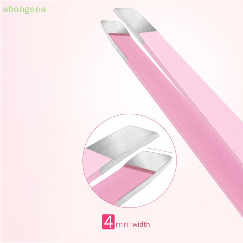 Nhíp Nhổ Lông Mày 3 Trong 1 Bằng Thép Không Gỉ Có Lược Chải