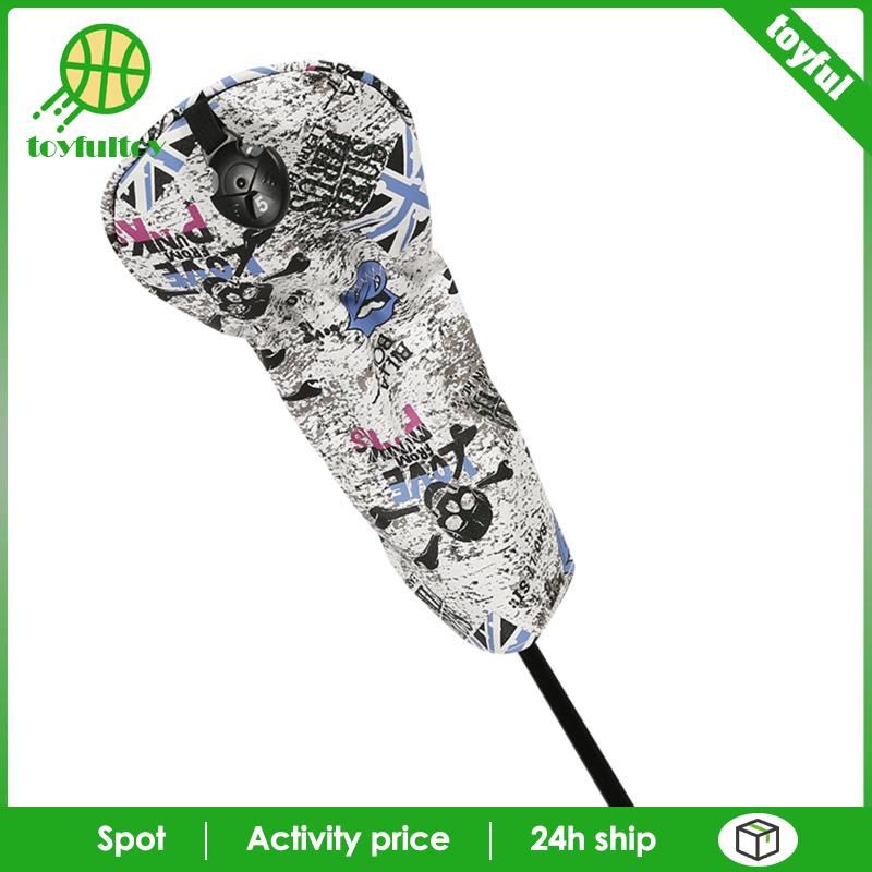 Set 4 Vỏ Bọc Đầu Gậy Đánh Golf / Câu Lạc Bộ Bằng Gỗ Có Thẻ Bảo Vệ Số