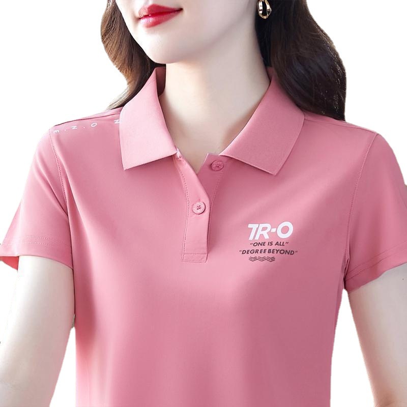 Áo thun polo thể thao tay ngắn phong cách trẻ trung