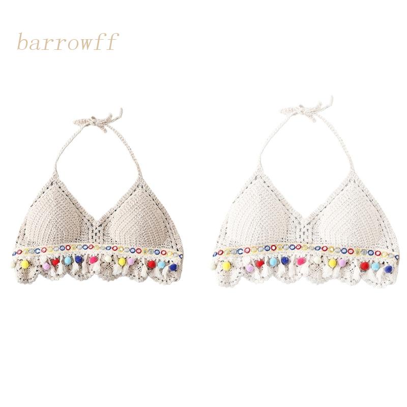 Áo Bra Dệt Kim Cổ Chữ V Thời Trang Đi Biển Mùa Hè Quyến Rũ Cho Nữ Y2K