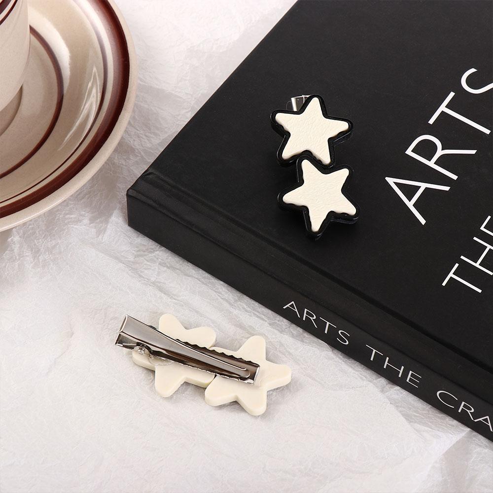 DANES Kẹp Tóc Hình Ngôi Sao Năm Cánh Phong Cách Harajuku Đơn Giản Cá Tính y2k