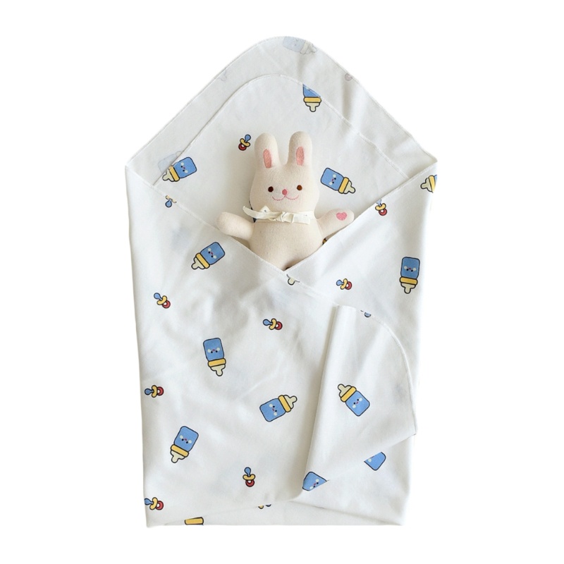 Chăn Cotton Quấn Em Bé Thoáng Khí Thấm Hút Tốt