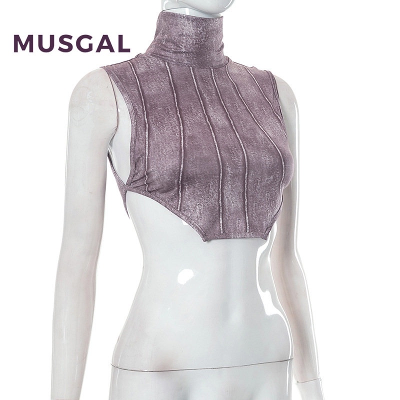 Áo Tank Top Sát Nách Cổ Tròn Nhuộm Màu Quyến Rũ Thời Trang 2023 Cho Nữ