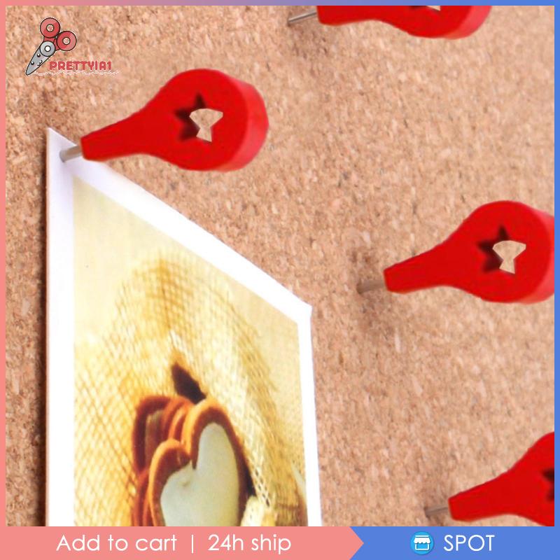 [Prettyia1] Set 30 Nút Bần Nhấn Cái Chuyên Dụng Cho Tường Thủ Công