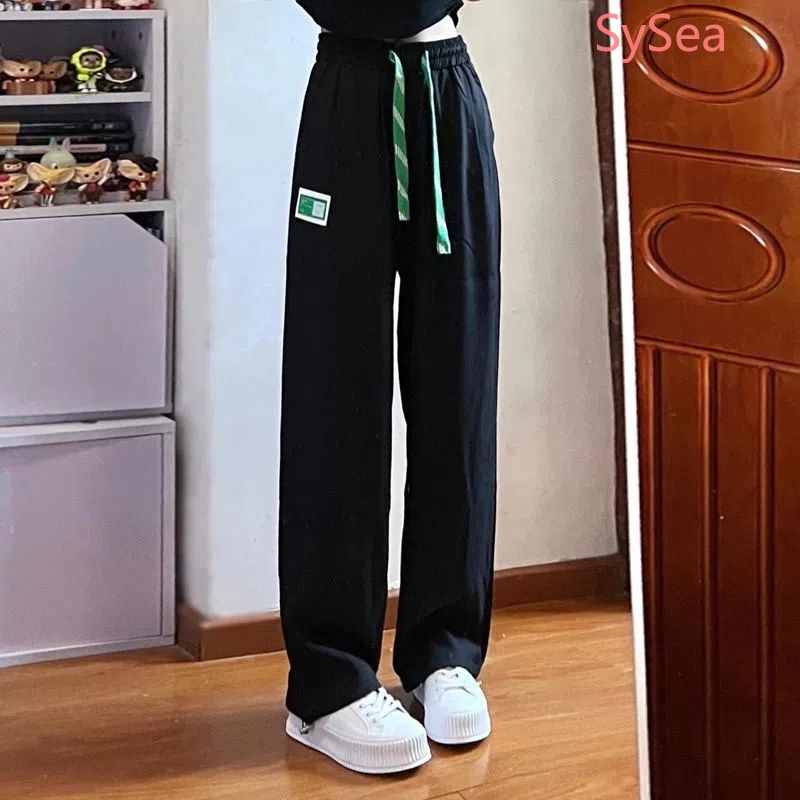 Quần Dài Dáng Rộng Kiểu Retro Mỹ Thiết Kế Năng Động Cho Nữ