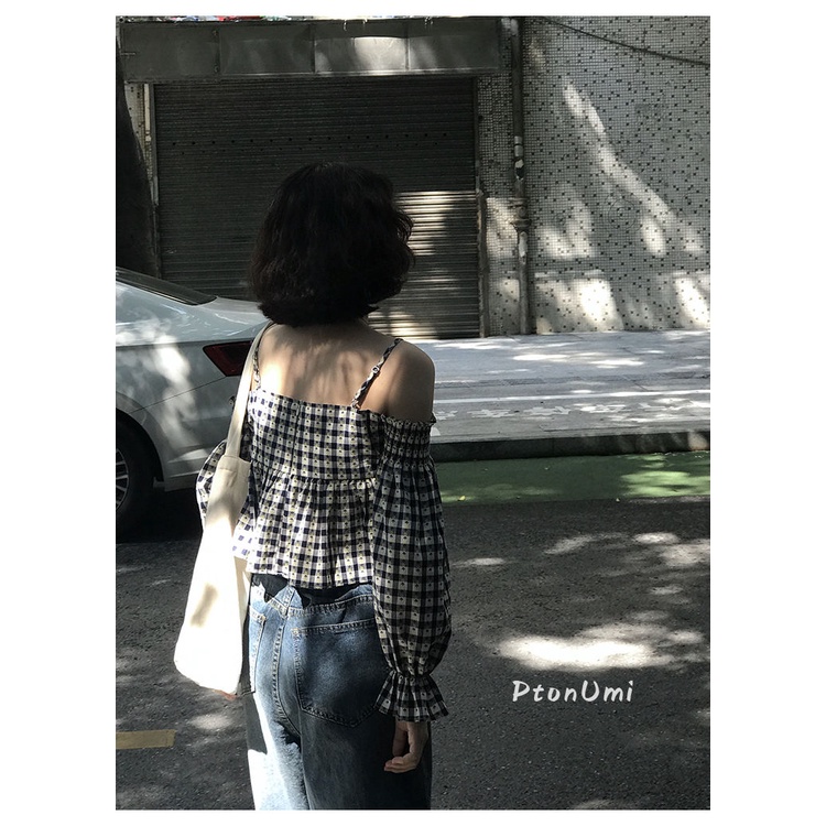 Áo Sơ Mi Ngắn Tay Trễ Vai Thời Trang Dành Cho Nữ