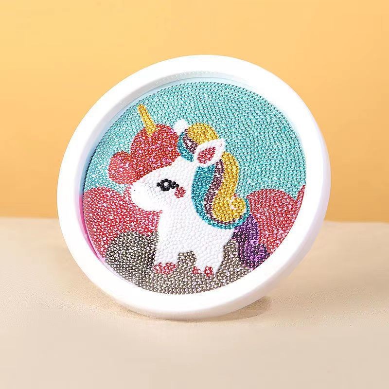 Khung Tranh Đính Đá Tự Làm Họa Tiết Hoạt Hình Dễ Thương Cho Bé