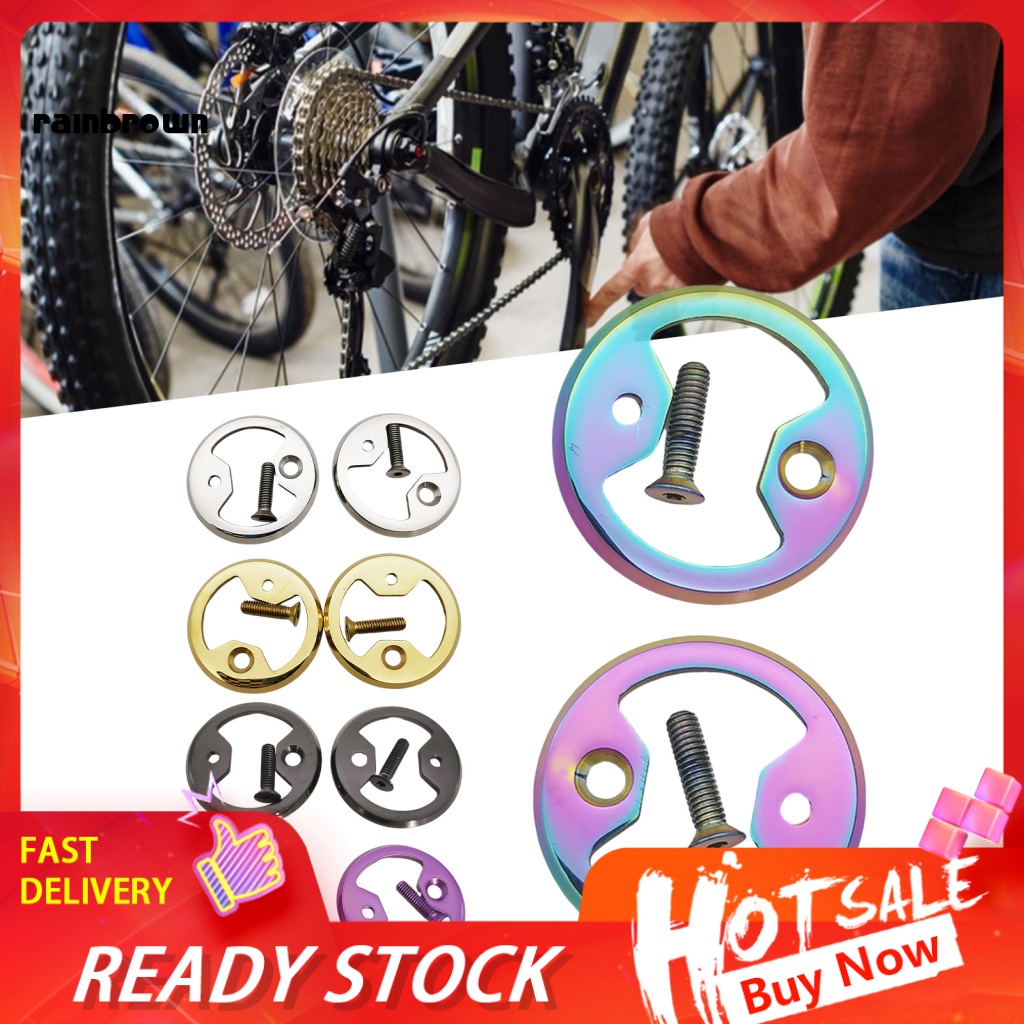 Bộ 2 Tấm Cắt Bằng Hợp Kim Titan Chống Trượt Độ Bền Cao Cho Bàn Đạp Xe Đạp