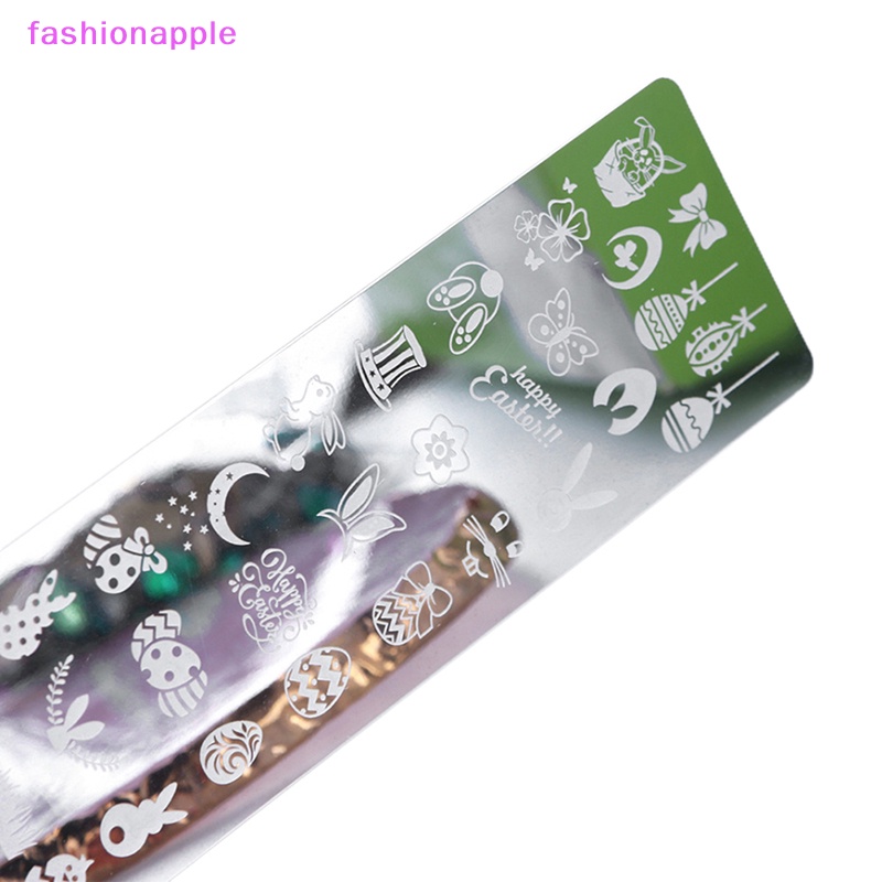 Khuôn In Họa Tiết Trang Trí Móng Tay Bằng Thép Không Gỉ