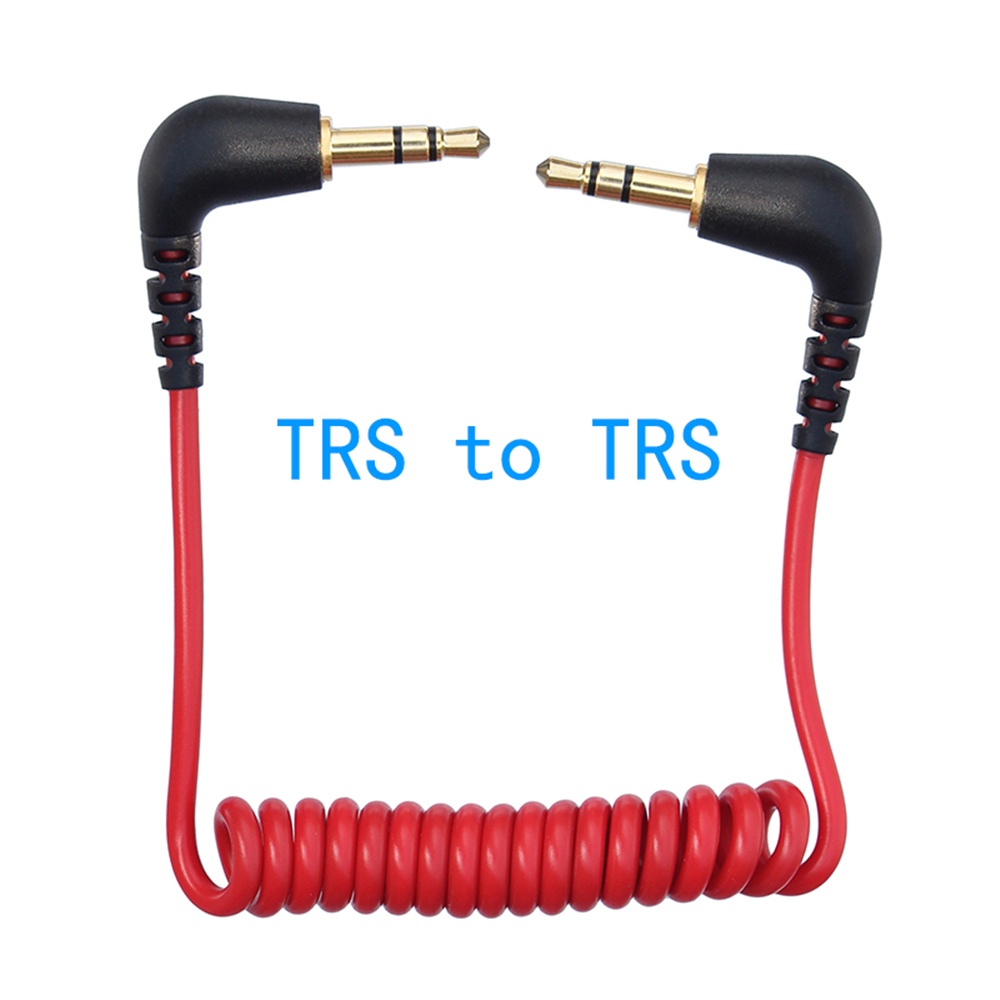 Dây Cáp Micro TRS Sang TRS 3.5mm Màu Đỏ Cho RODE SC7 BOYA By VIDEOMIC GO