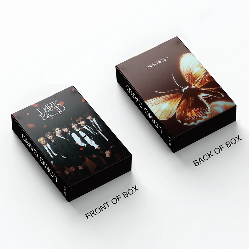 ENHYPEN LOMO Card Set 55 Tấm Thẻ Ảnh DARK BLOOD Hình Nhóm Nhạc