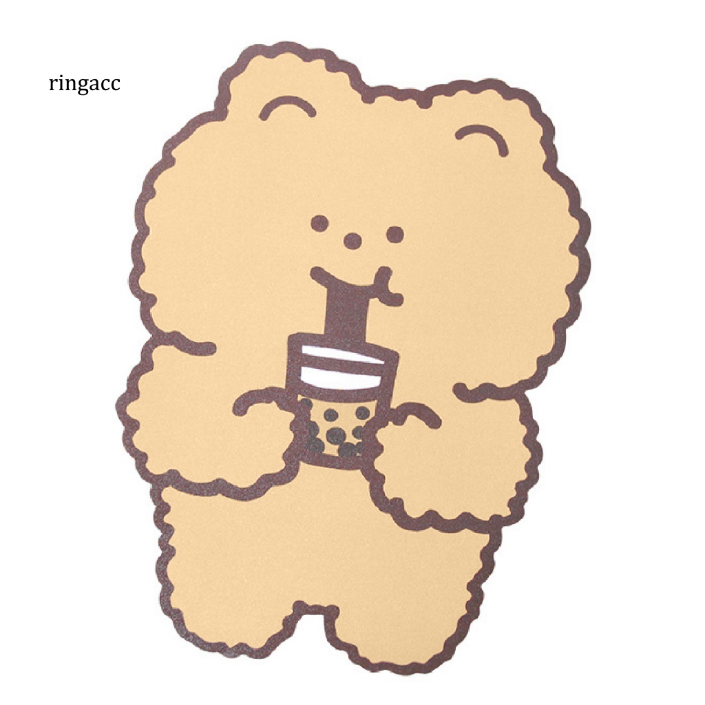 Tấm Lót Chuột Cao Su Chống Trượt Hình Gấu Hoạt Hình Dễ Thương