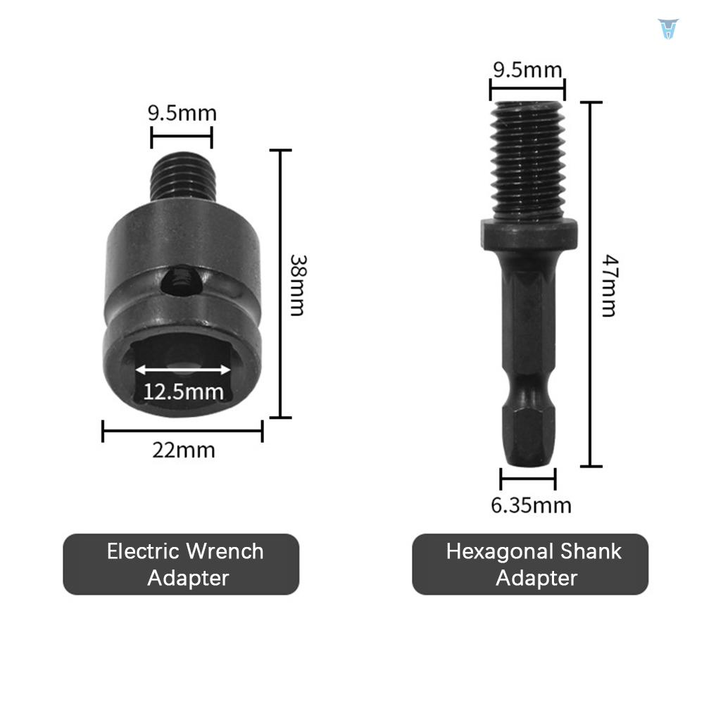 Bộ 3 Mũi Khoan Gỗ Dài 4 Mũi Khoan Lỗ Bằng Thép Carbon Chất Lượng Cao Kèm 2 Đầu Chuyển Đổi