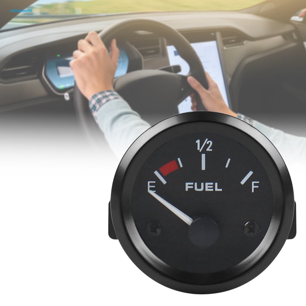 Đồng Hồ Đo Mức Nhiên Liệu E-1 / 2-F ABS 52mm Cho Xi Lanh Nhiên Liệu 12V 4 / 6 / 8