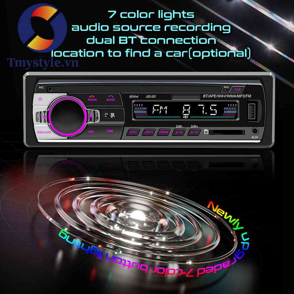 Máy Nghe Nhạc MP3 Bluetooth 2.0 Stereo MP3 Cho Xe Buýt