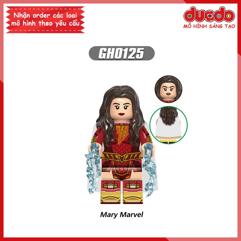 Minifigures các nhân vật siêu anh hùng trong Shazam - Đồ chơi Lắp ghép Xếp hình Mô hình Mini XINH G0116