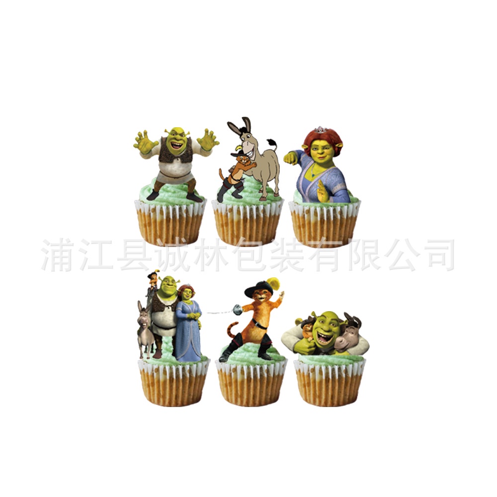 Set Bong Bóng Trang Trí Tiệc Sinh Nhật Chủ Đề Shrek