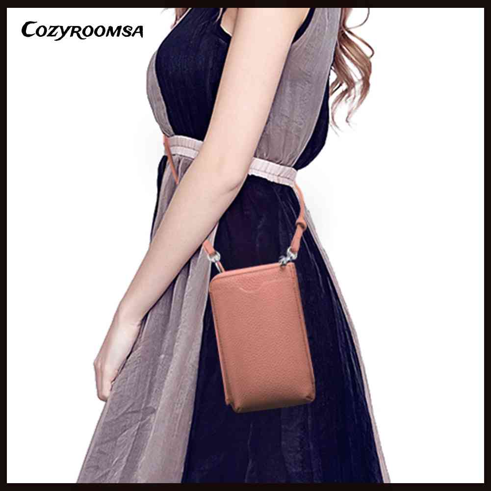 Túi Đeo Chéo Da PU Chống Thấm Nước Có Thể Điều Chỉnh Kích Thước