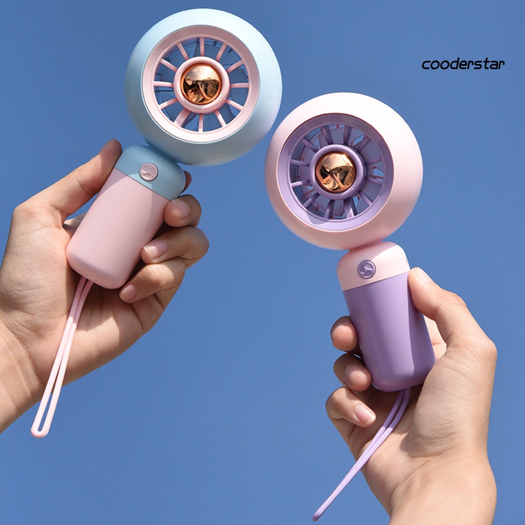 Quạt Điện Làm Mát 5 Cánh Sạc Cổng USB Thiết Kế Turbo Giảm Tiếng Ồn Thấp An Toàn Kích Thước Nhỏ Gọn Dành Cho Gia Đình