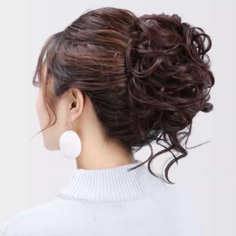 Tóc Giả Dài Xoăn Tự Nhiên Thời Trang Hàn Quốc Cho Nữ