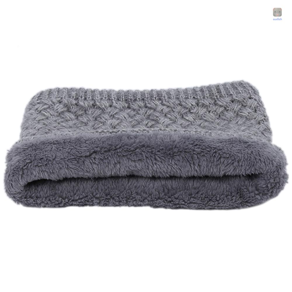 Khăn Choàng Cổ Dệt Kim Dày Dặn Giữ Ấm Mùa Đông Cho Nam Nữ