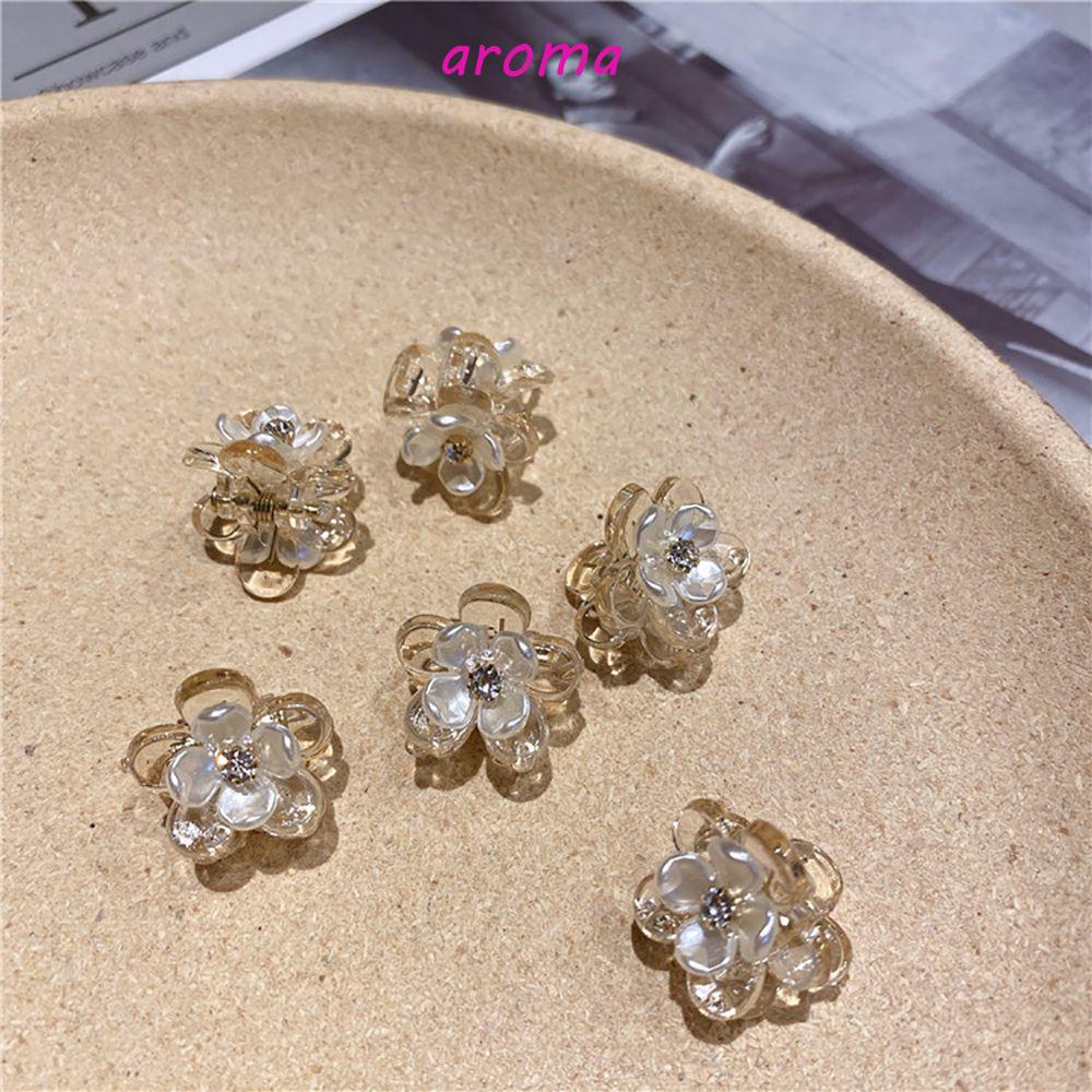 Kẹp Tóc Móng Vuốt Hình Hoa Nhỏ Tối Giản Phong Cách Hàn Quốc Cho|Kẹp Tóc Hợp Kim Thiết Kế Độc Đáo Thời Trang