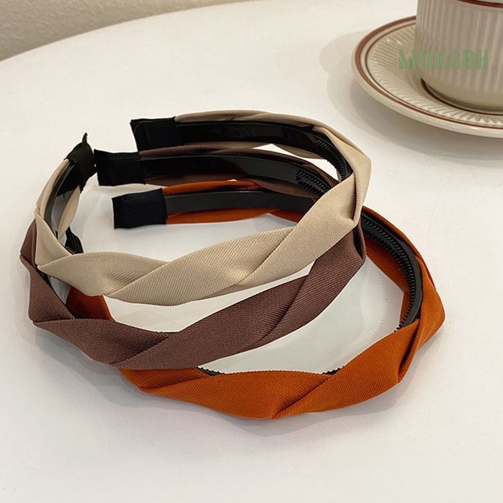 Băng Đô Cài Tóc Màu Sắc Trơn Đơn Giản Dễ Phối Đồ