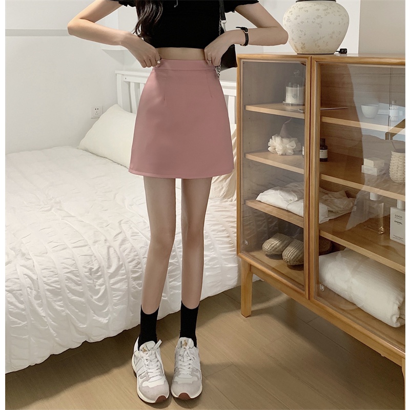 Chân Váy Chữ A Lưng Cao Ôm Dáng Xinh Xắn Dành Cho Nữ