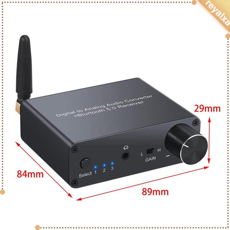 Thiết Bị Chuyển Đổi Âm Thanh Kỹ Thuật Số 192KHz Sang Analog RCA Bluetooth 5.0 Điều Chỉnh Âm Lượng Cho Blue Ray DVD