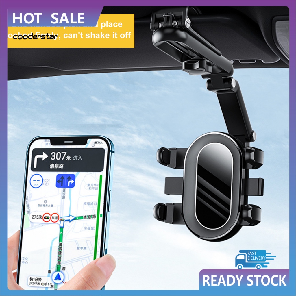 Giá Đỡ Điện Thoại Gắn Tấm Che Nắng Xe Hơi Tiện Dụng