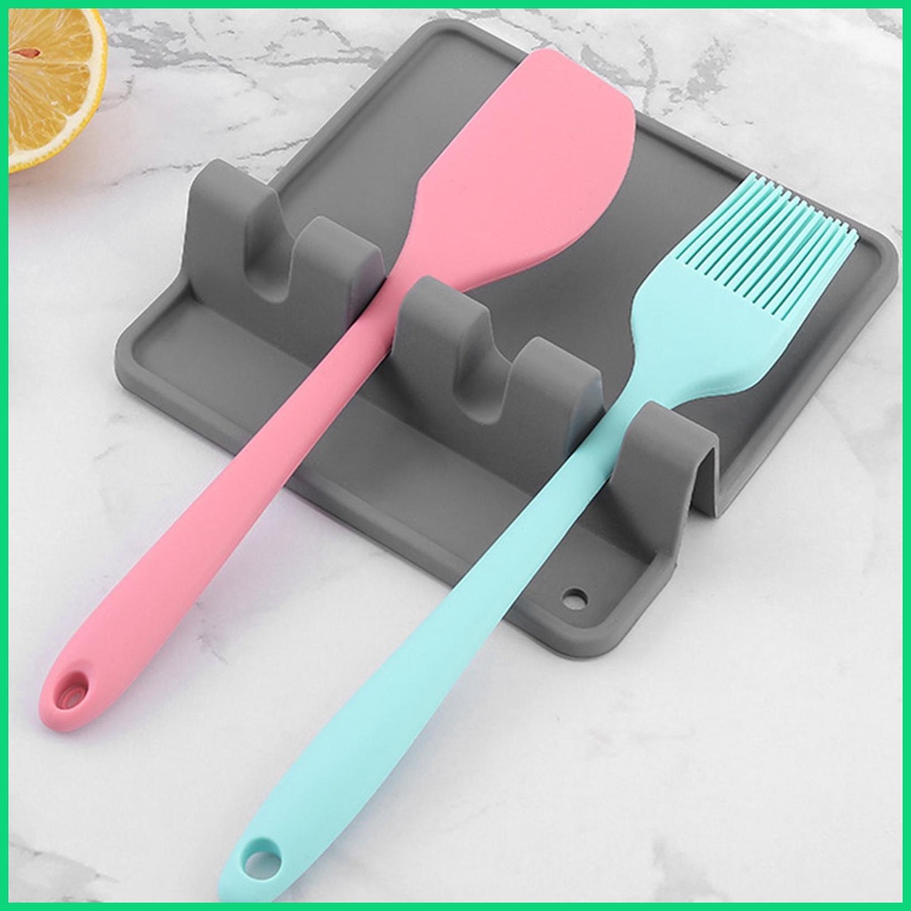 Giá Đỡ Dụng Cụ Nấu Ăn Bằng Silicon Tiện Dụng Cho Nhà Bếp