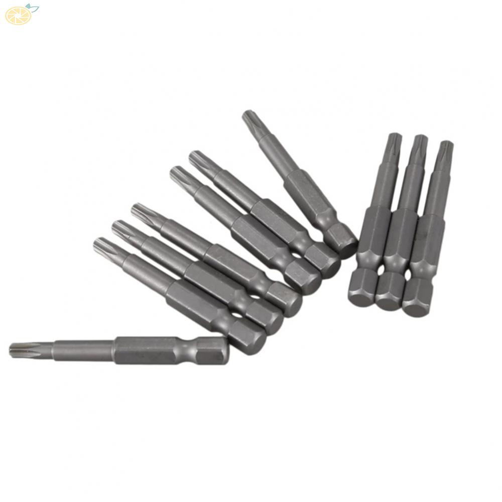 【VARSTR】10Pcs Torx T20 Screwdriver Bit Set with Magnetic Tip and 635mm Hexagon Handle Alloy Steel Build 50mm Long