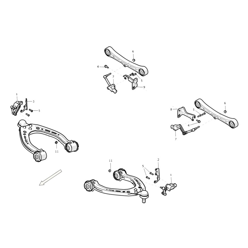 1027976Cảm Biến Mức Độ Đèn Pha Bên Phải 00-A Cho Tesla Model X S 2012-2021 6006526Phụ Kiện Chuyên Dụng Dành Cho Xe Hơi - 00-B - 00-B