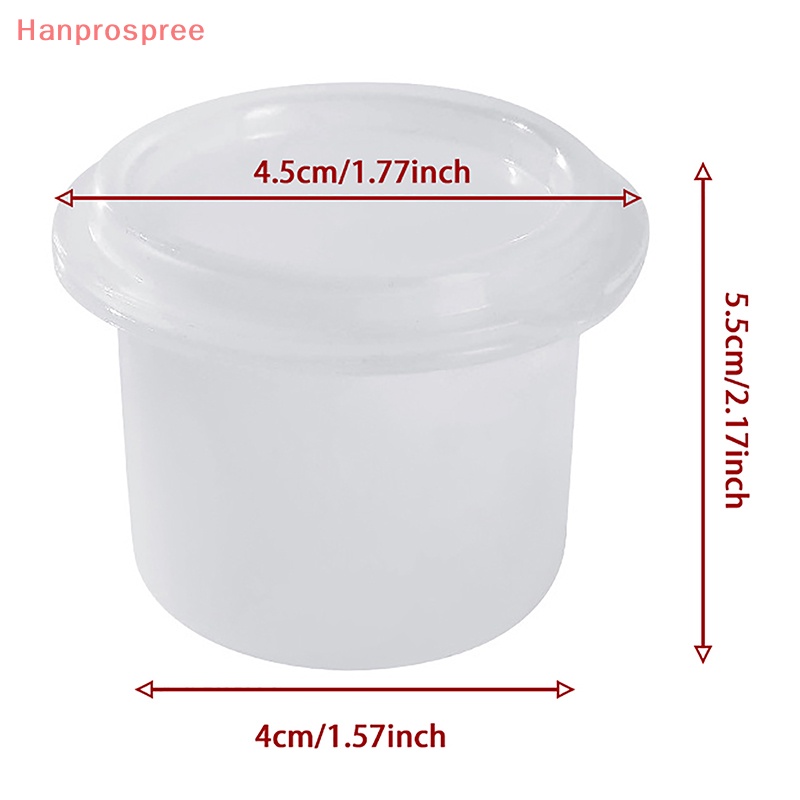 Hanprospree > Hộp Làm Đá Viên Dạng Nhấn Hình Tròn Có Nắp Đế Mềm Nhỏ Nhắn