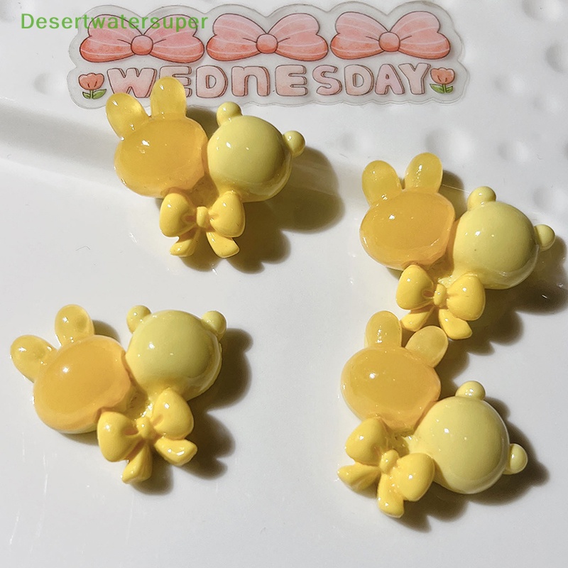 Bộ 5 Thỏ Nhựa Phát Quang Dùng Làm Trang Sức